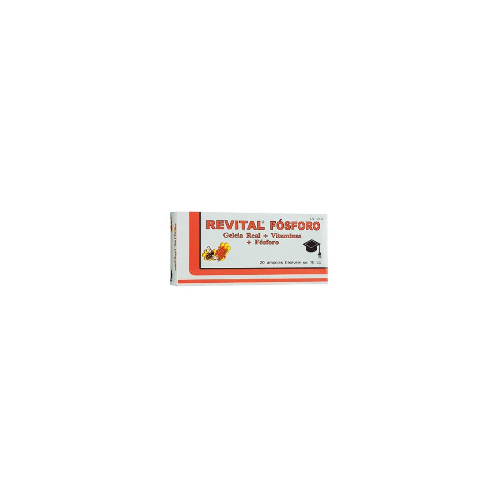 Revital Jalea Real + Fósforo, 20 Uds