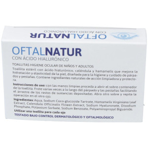 Oftalnatur Toallitas Oftálmicas, 15 Toallitas