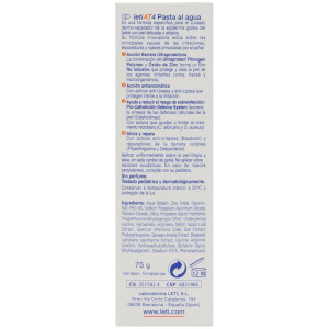 Leti At 4 Pasta Al Agua Crema Pañal 75 G