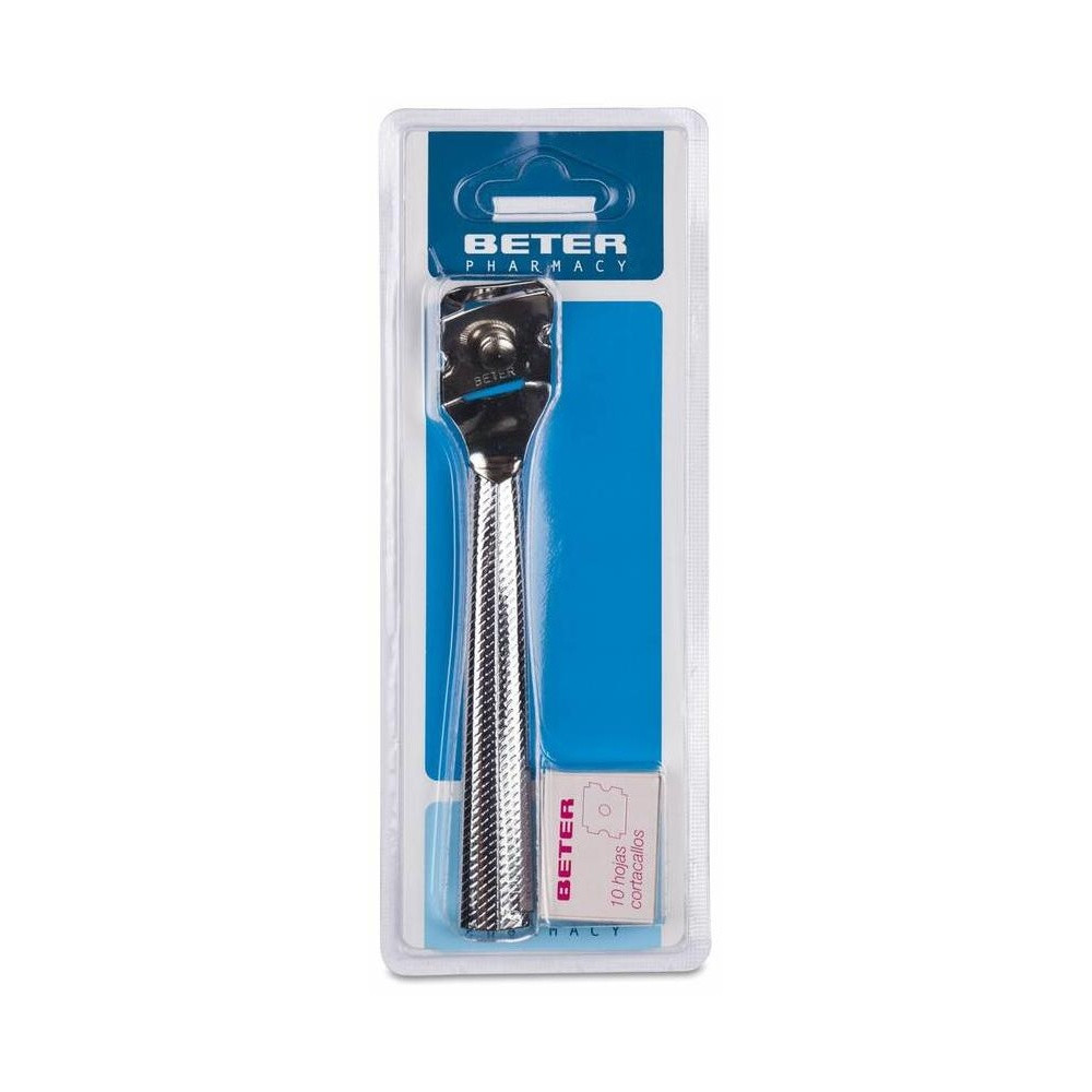 Beter Cortacallos Lujo Metálico Corte Regulable 1Ud 10 Hojas