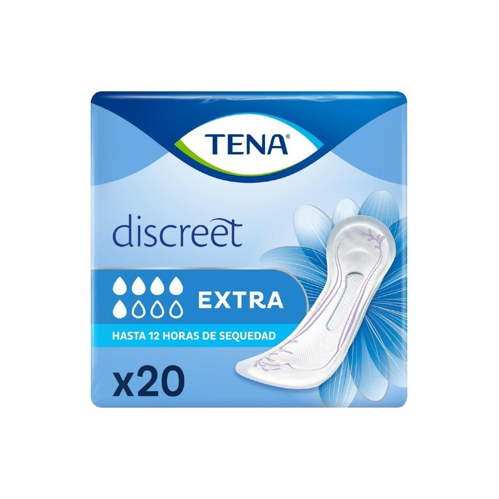 Absorbente Incontinencia Orina Ligera Tena Lady Extra, 20 Uds