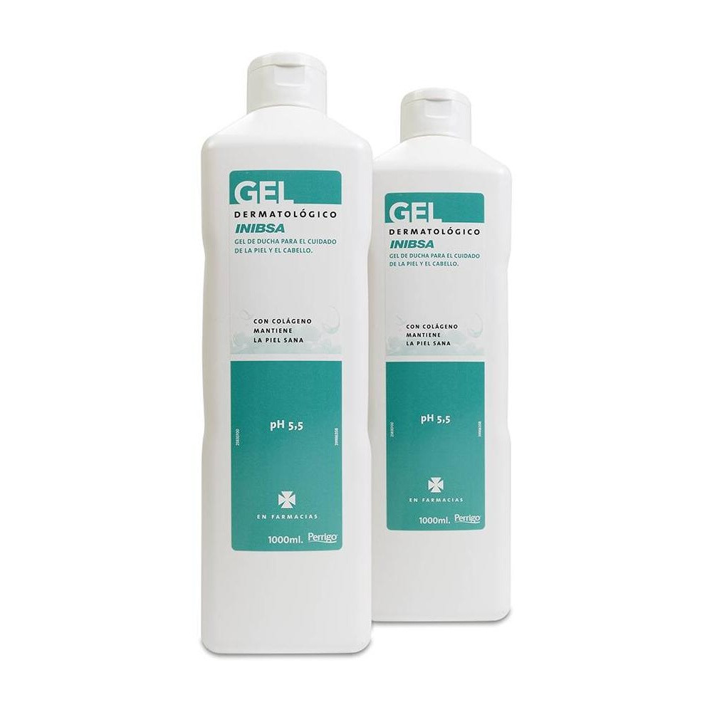 Inibsa Pack Viaje 2 Geles Dermat. 1Litro+Gel 200Ml