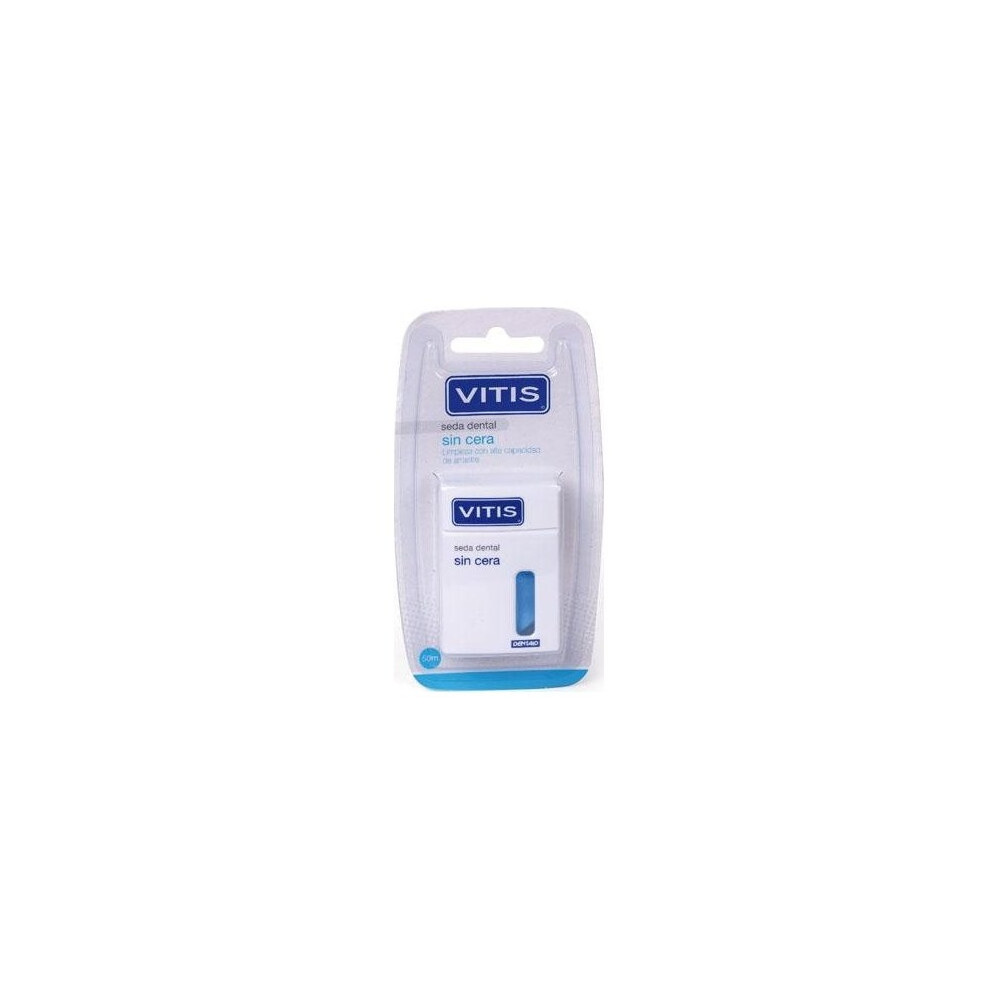 Vitis Seda Dental Sin Cera 50 M, 1 Ud