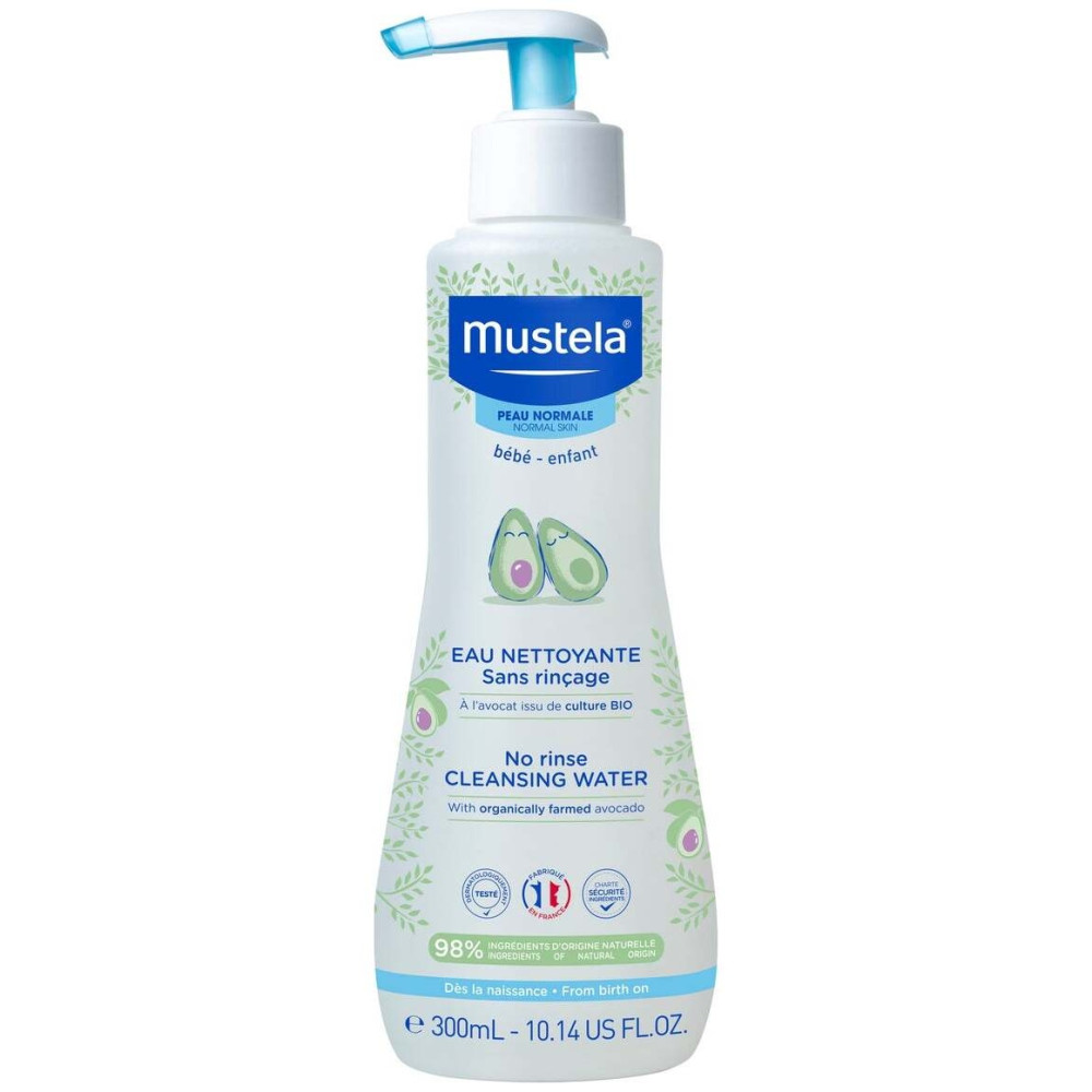 Mustela Physiobebé Fluido Limpiador Sin Aclarado, 300 Ml