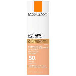 La Roche-Posay Anthelios Fotocorreccion Diaria Antiedad Spf50 Color, 50Ml