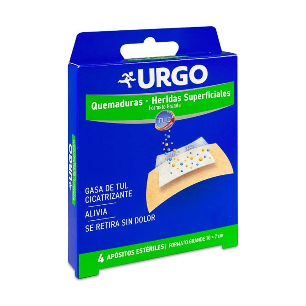 Urgo Apósitos Para Quemaduras Formato Individual 4U