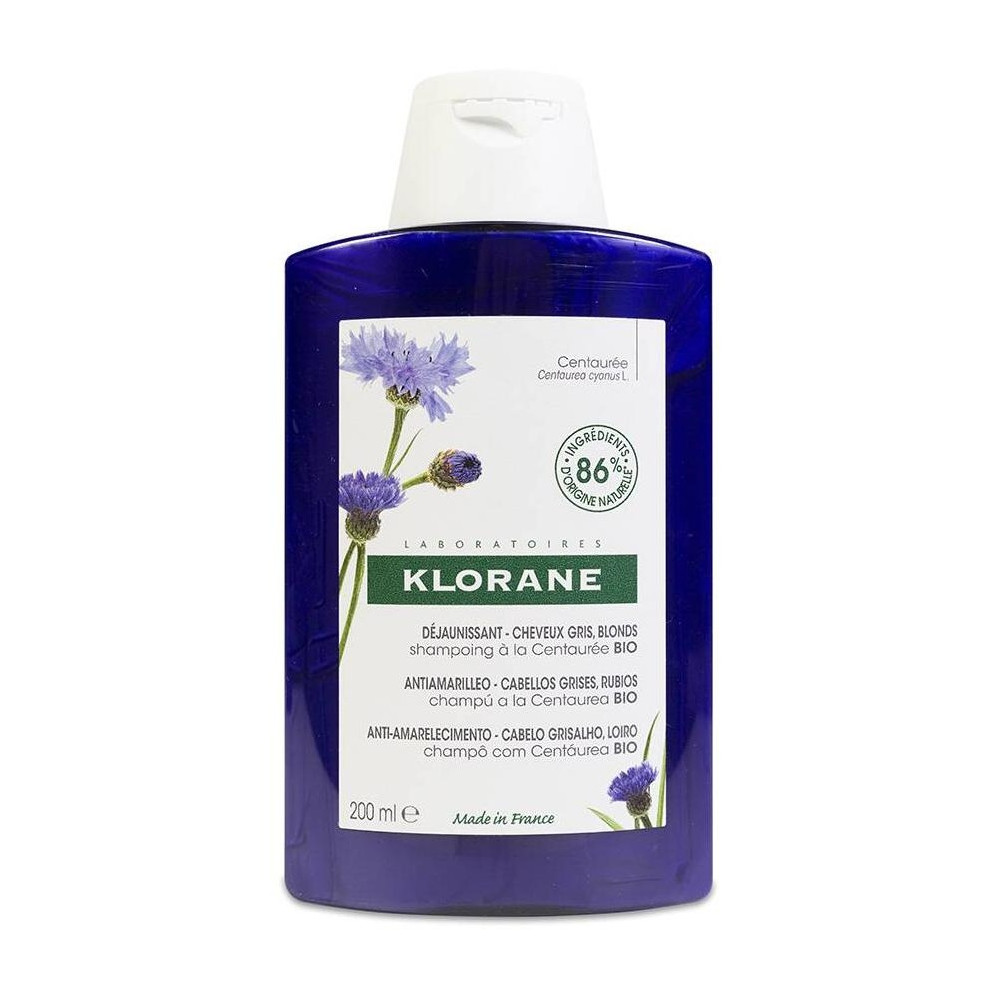 A La Centaurea Bio Champú Antiamarilleo Cabello Gris Y Rubio 200 Ml