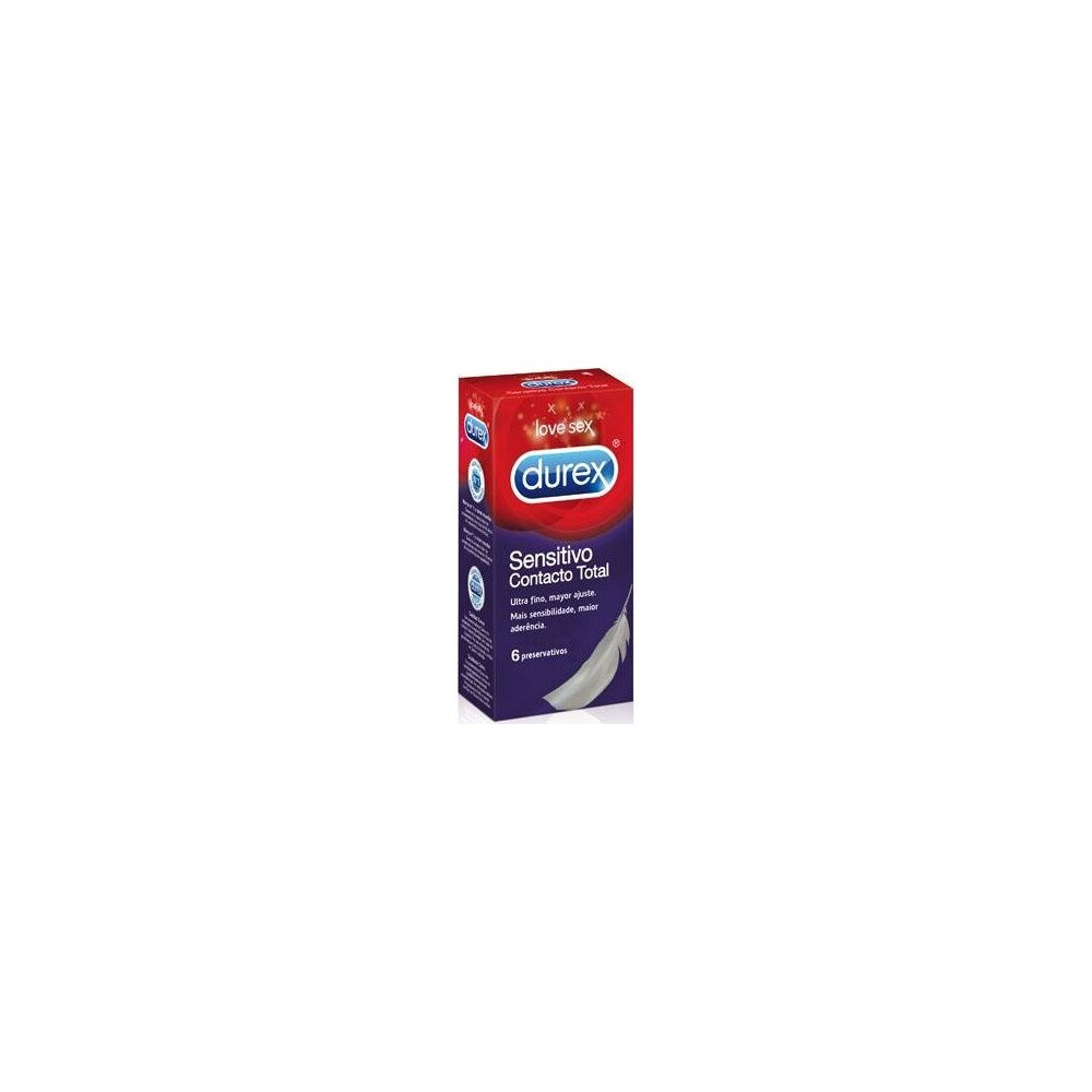 Durex Sensitivo Contacto Total Preservativos 6Uds