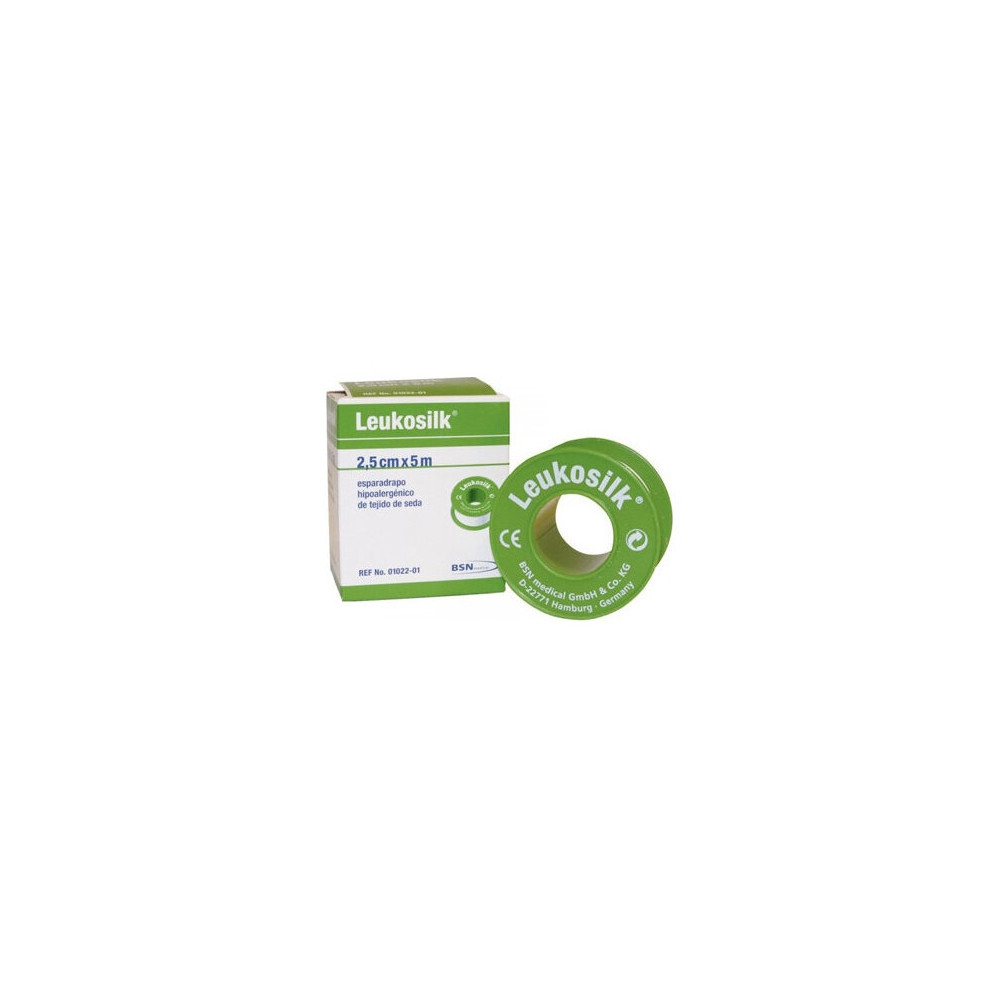 Leukosilk Esparadrapo Hipoalérgico 1Ud
