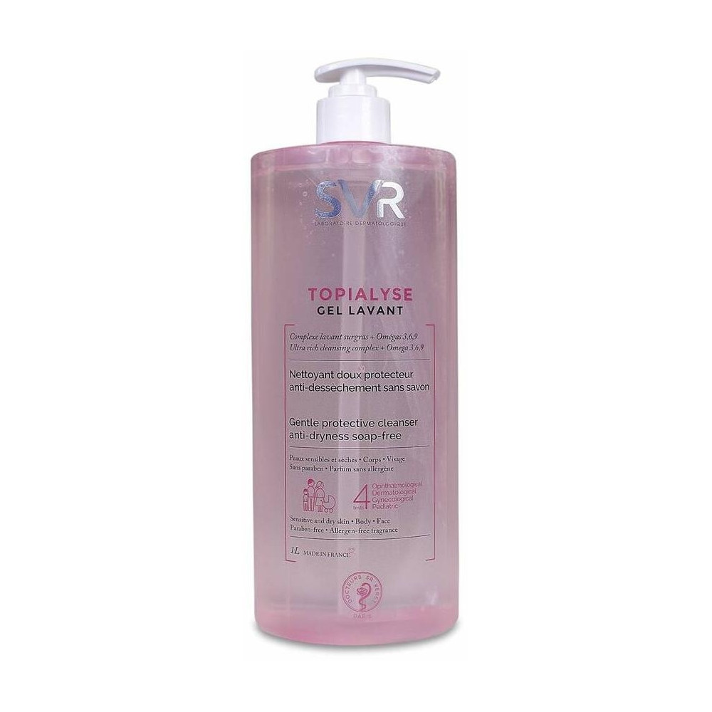 Svr Topialyse Gel Lavant Gel Limpiador Calmante Hidratante 24H 1L
