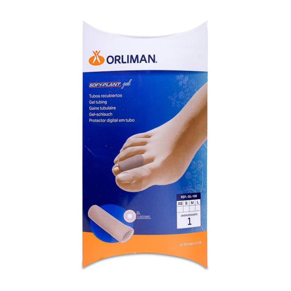 Orliman Feetpad Tubo Elástico Gel Acp916 Talla S, 2 Unidades