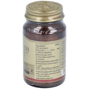 Solgar Vitamina D3 Colecalciferol 4000 Ui 100 Mcg 60 Vcaps