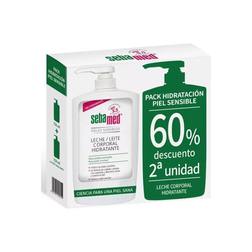 Piel Sensible Leche Corporal Promo 2 X 750 Ml