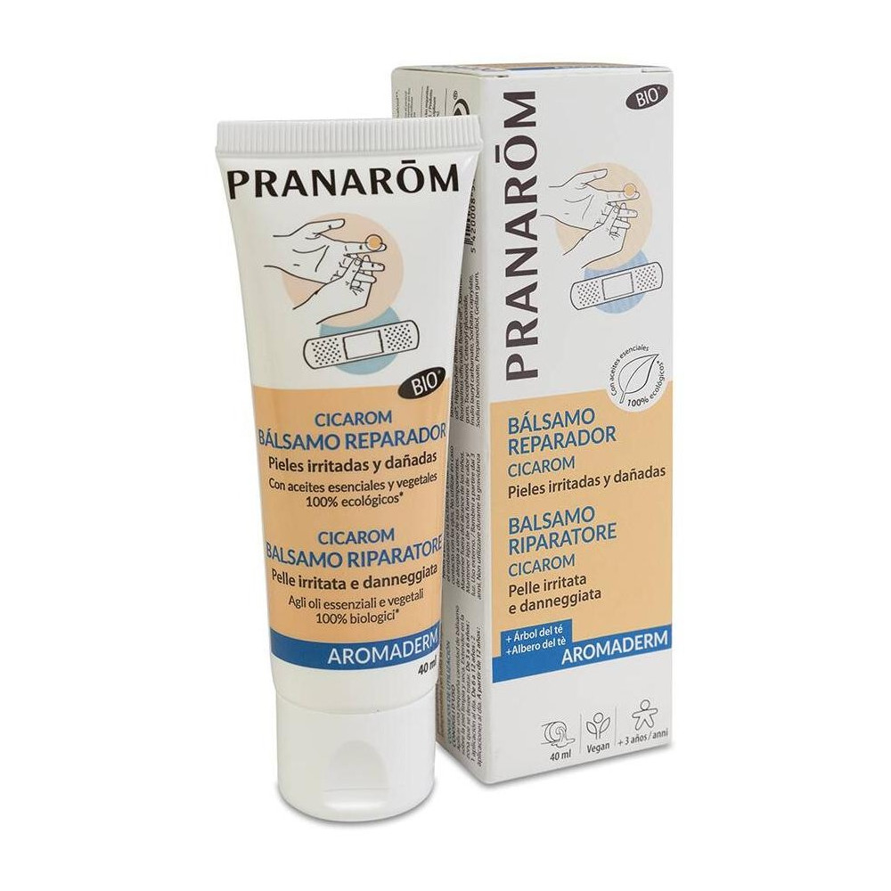 Pranarôm Aromaderm Cicarom Bálsamo Reparador Bio 40Ml