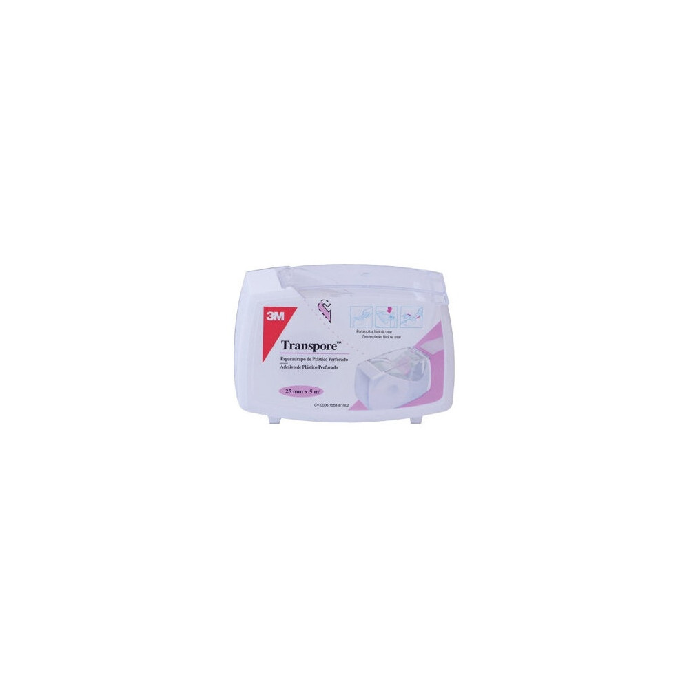Transpore Esparadrapo De Plástico Microperforado 5Mx2,5Cm