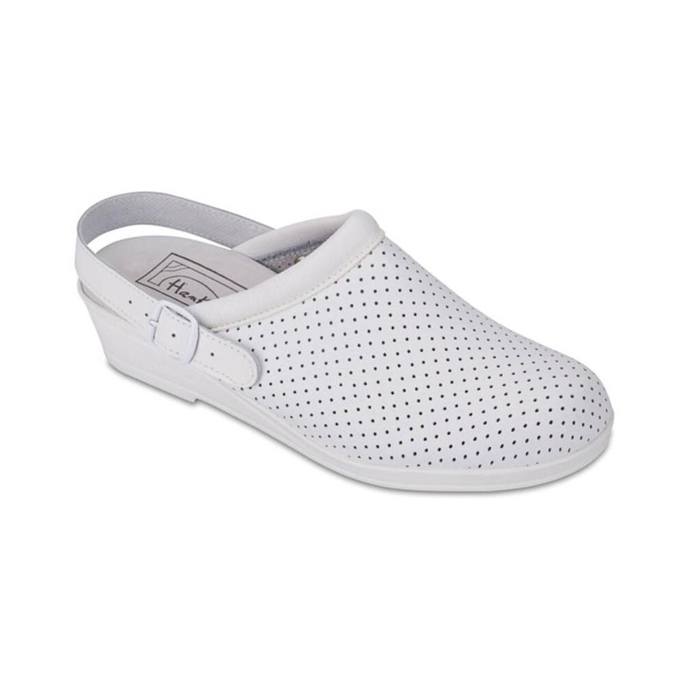 Hankshoes Zueco Confort Blanco Talla 44, 1 Par