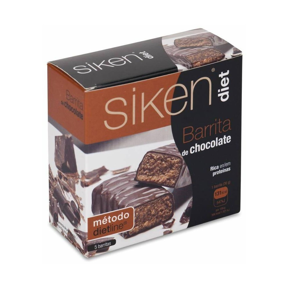 Siken Diet Barrita De Chocolate, 5 Uds 2
