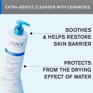 Uriage Xémose Syndet Limpiador Suave, 500 Ml