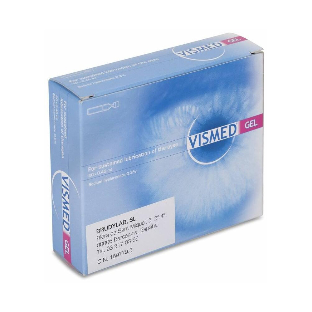 Vismed Gel Ocular 20 Monodosis