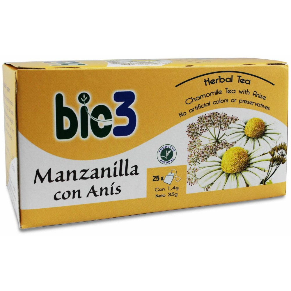 Bie3 Infusión Manzanilla Con Anís 25 Filtros
