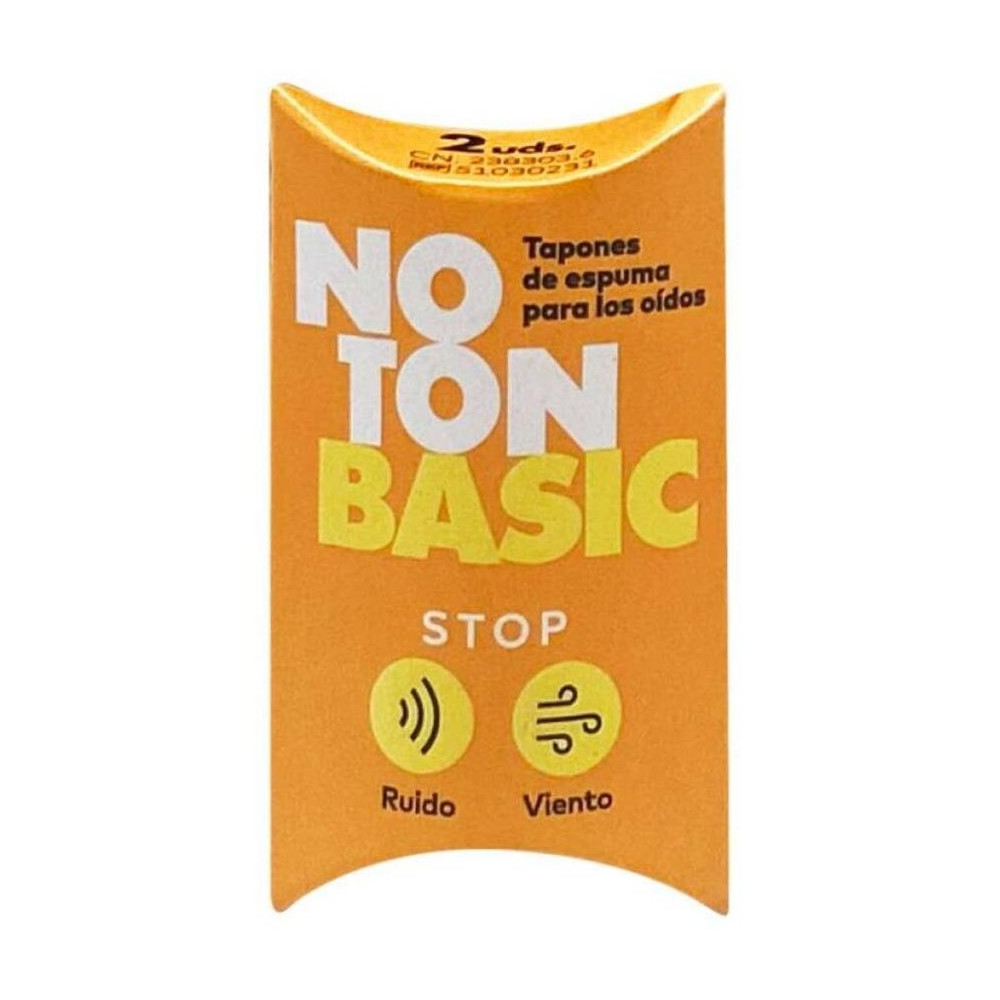 Noton Basic Tapones De Espuma Para Oídos, 2 Uds