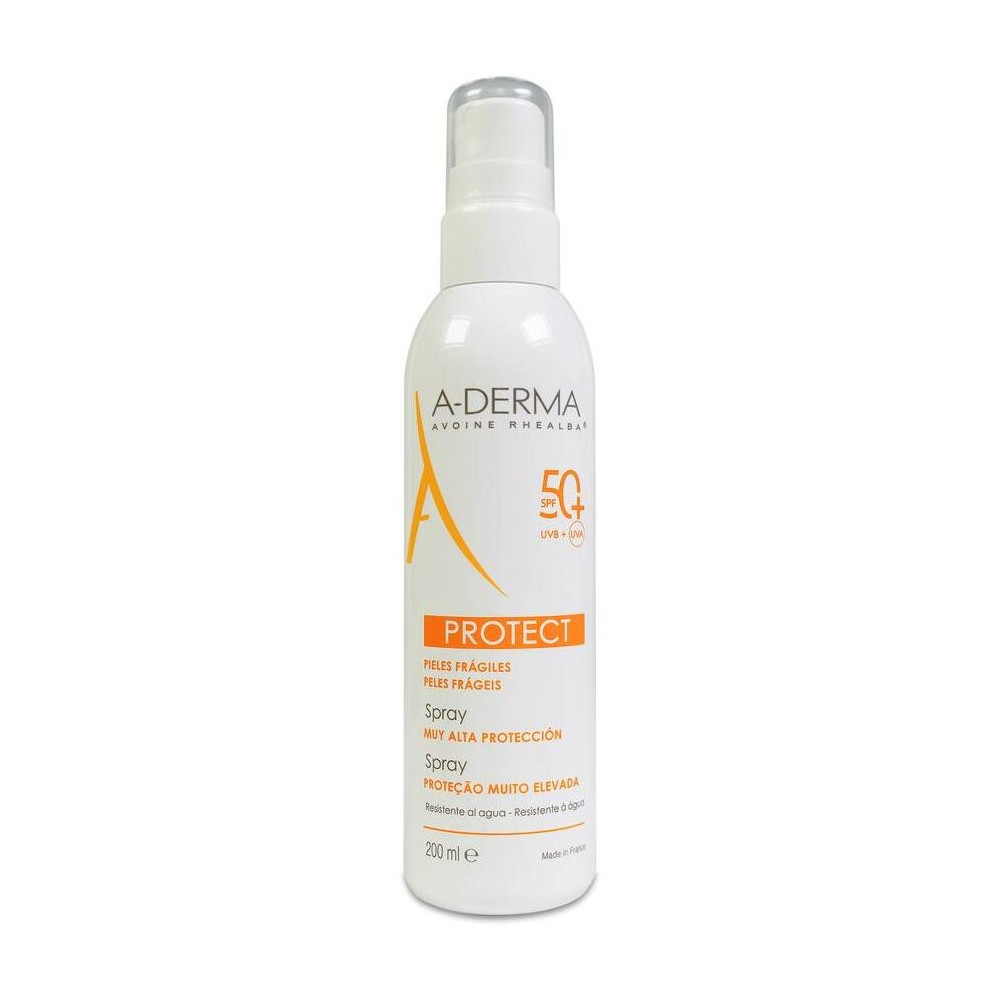 A-Derma Protect Fotoprotector Spray Spf50+, 200 Ml