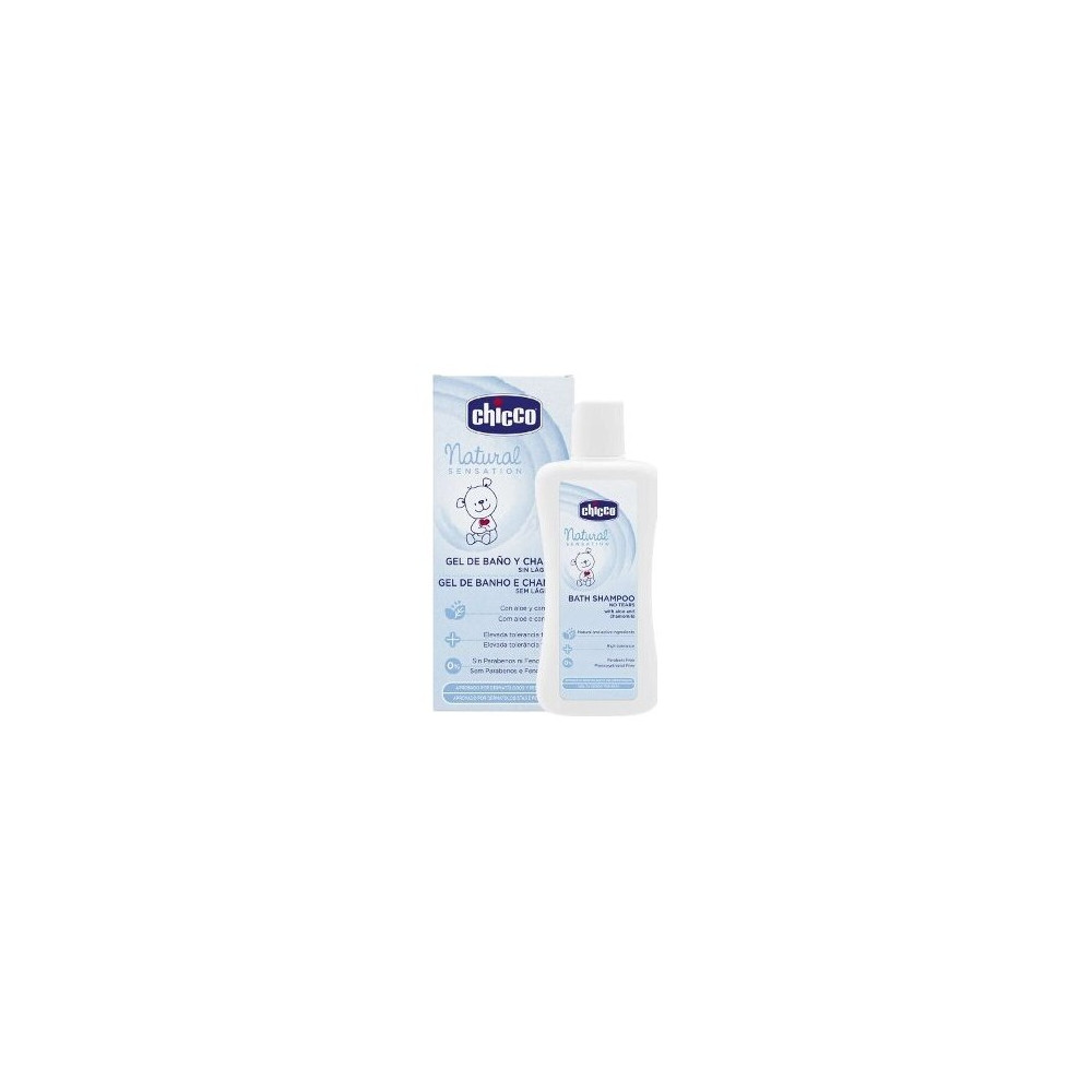 Chicco Natural Sensation Gel De Baño Y Champú, 200 Ml