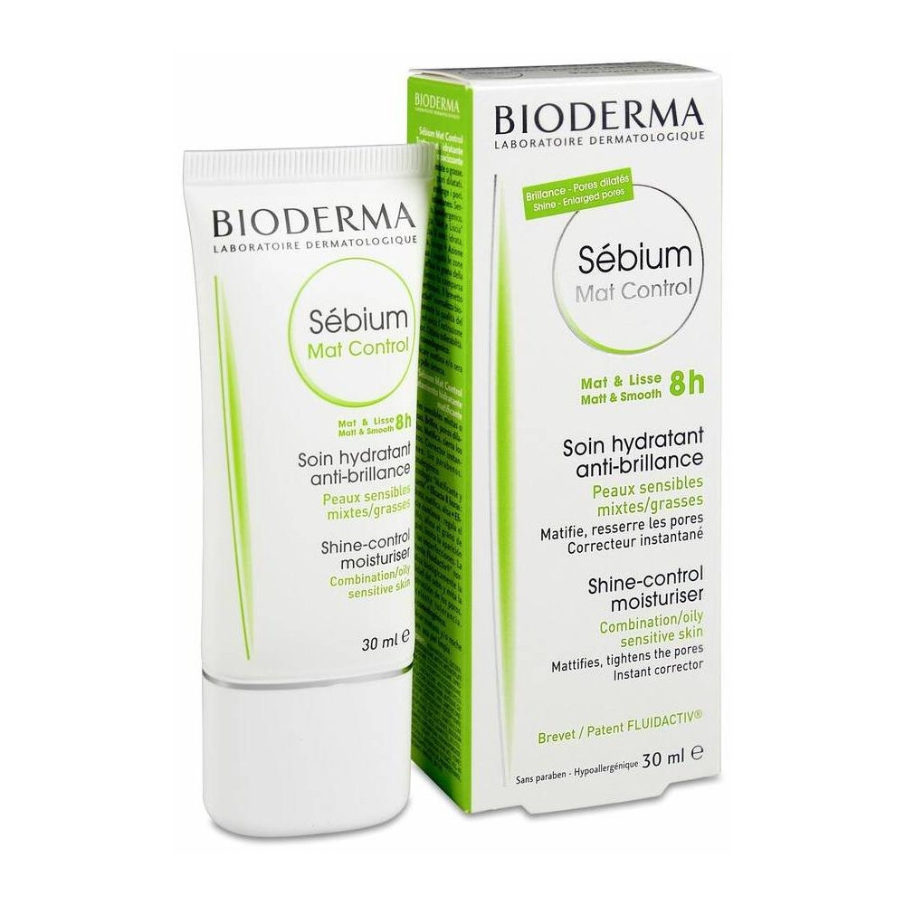 Sébium Mat Control Hidrata Y Matifica De Forma Duradera, Antibrillos Y Matificantes Bioderma - Perfumes Club