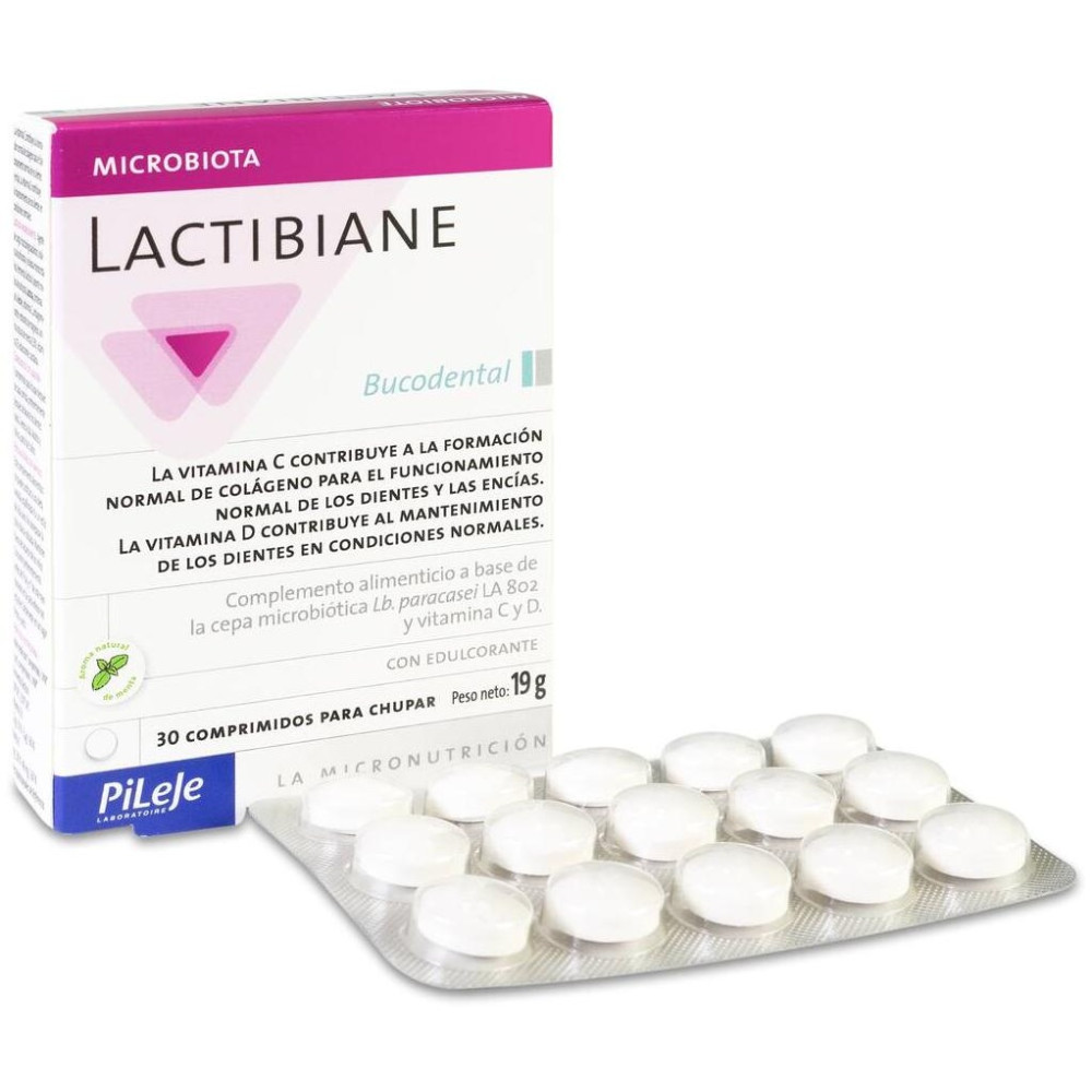 Pileje Lactibiane Bucodental 30 Comprimidos Para Chupar