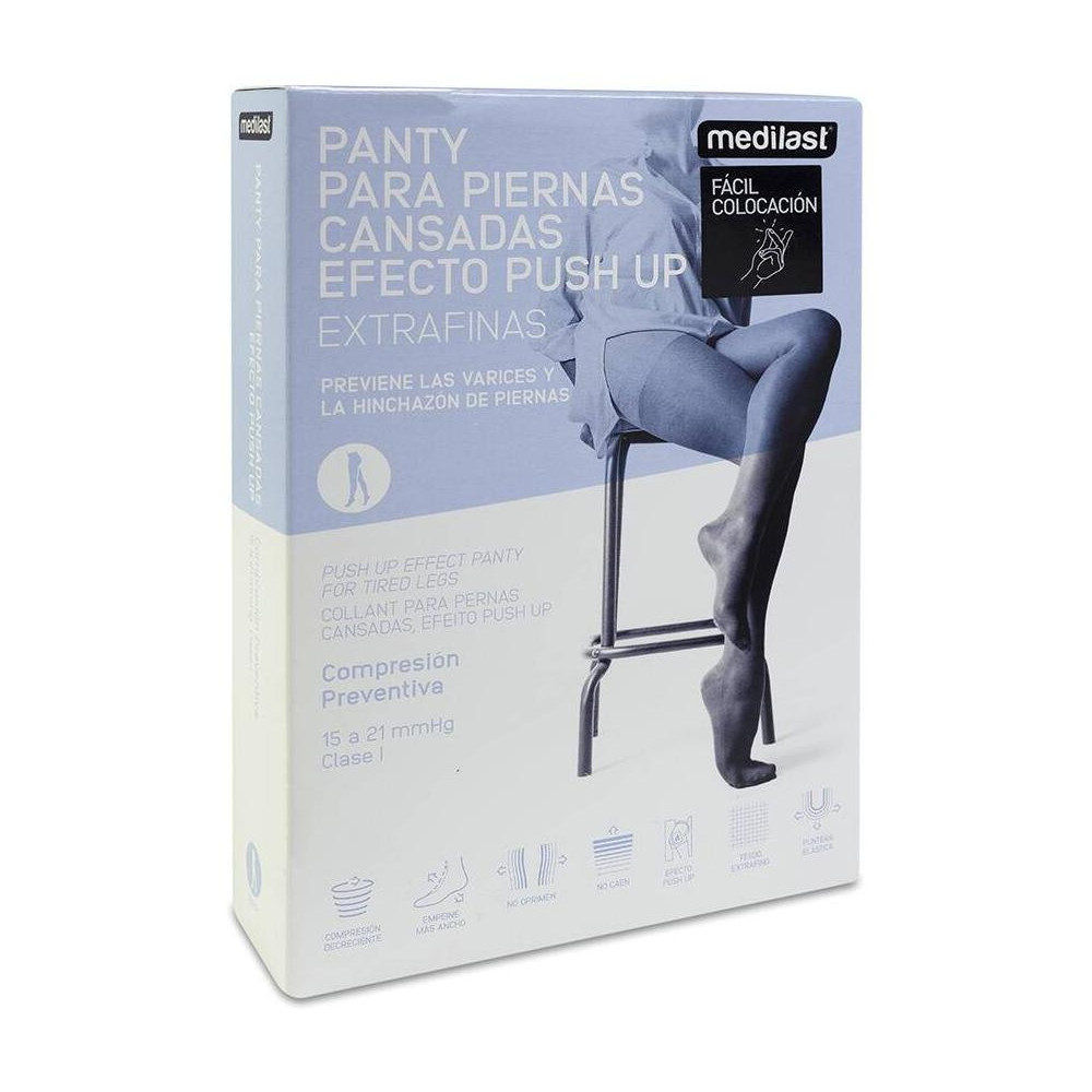 Medilast Panty De Compresión Preventiva Para Piernas Cansadas De Fácil Colocación 431 Beige Talla Xl, 1 Unidad