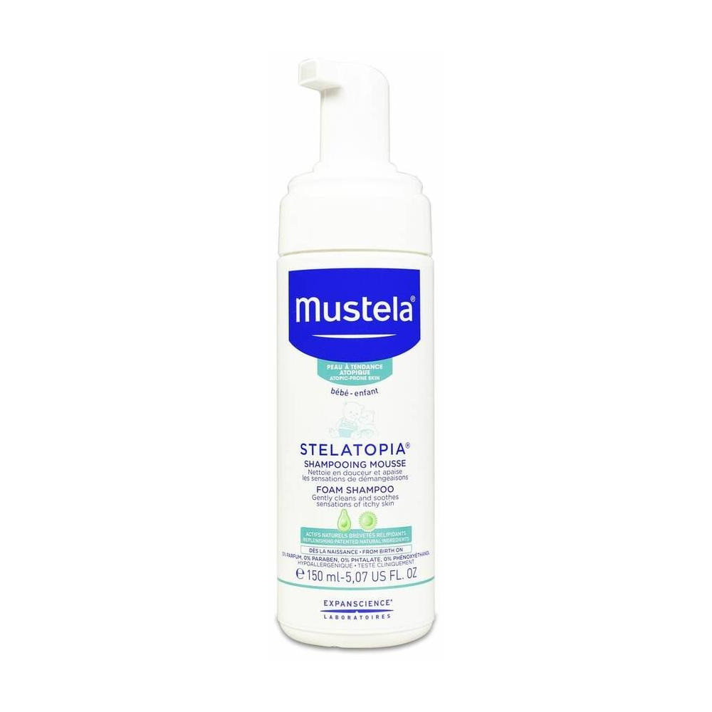 Mustela Stelatopia Champú Mousse Recién Nacido 150Ml