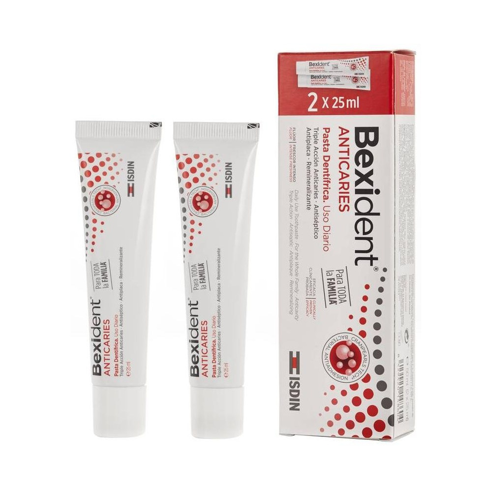 Pack Bexident Smile Anticaries Pasta, 2 X 25 Ml