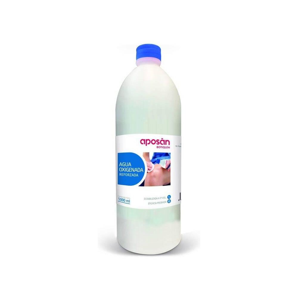 Aposán Agua Oxigenada Reforzada, 1000 Ml