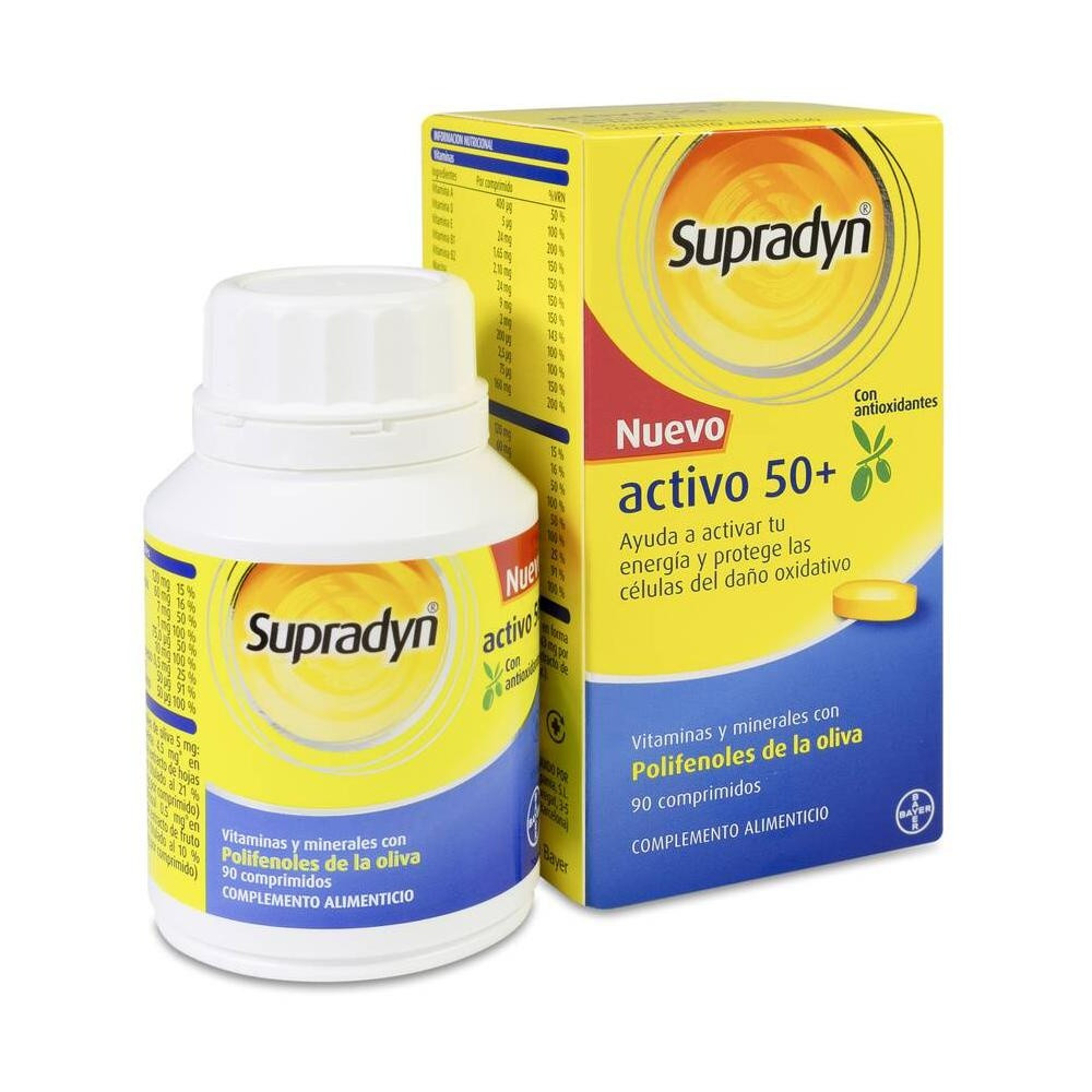 Supradyn Activo 50+ Con Antioxidantes, 90 Uds