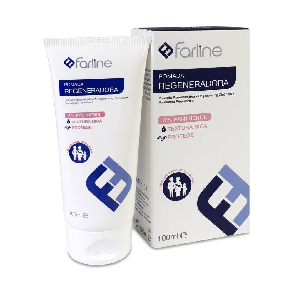 Farline Pomada Regeneradora 5% Panthenol, 100 Ml