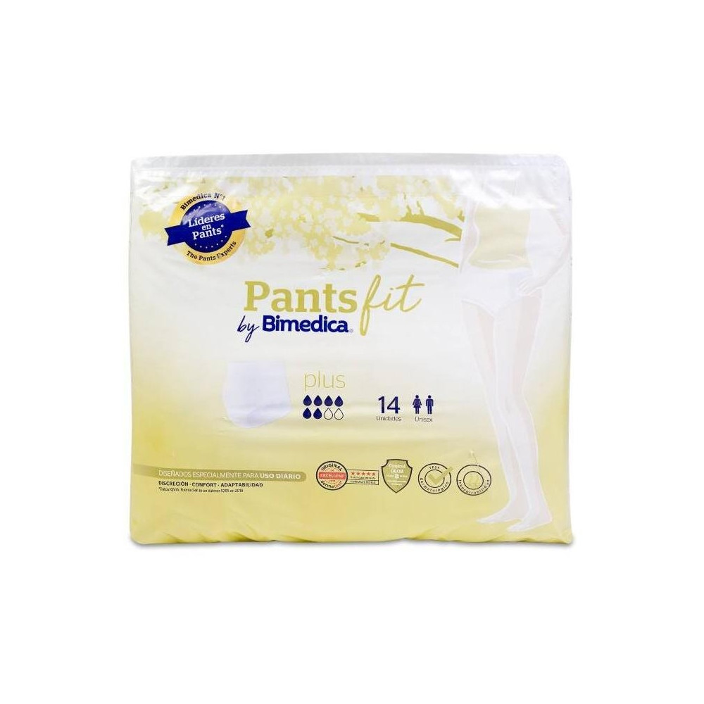 Lindor Absorbente Incontinencia Orina Fit Pants Plus Tm 14Uds