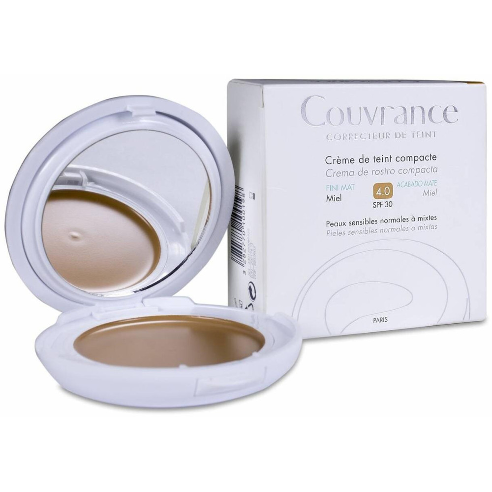Couvrance Maquillaje Crema Compacta Mate Piel Normal O Mixta Miel 9,5 Gr