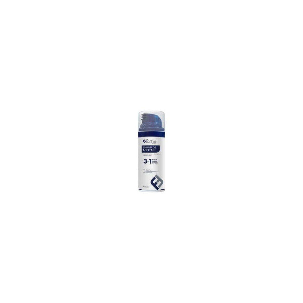 Farline Hombre Espuma De Afeitar 3 En 1 100 Ml, 1 Ud