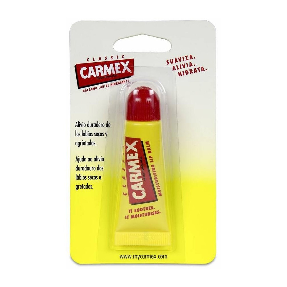 Carmex Bálsamo Labial Hidratante Tubo Original, 10 G