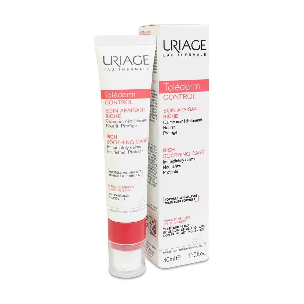 Uriage Toléderm Control Soin Apaisant Riche 40Ml