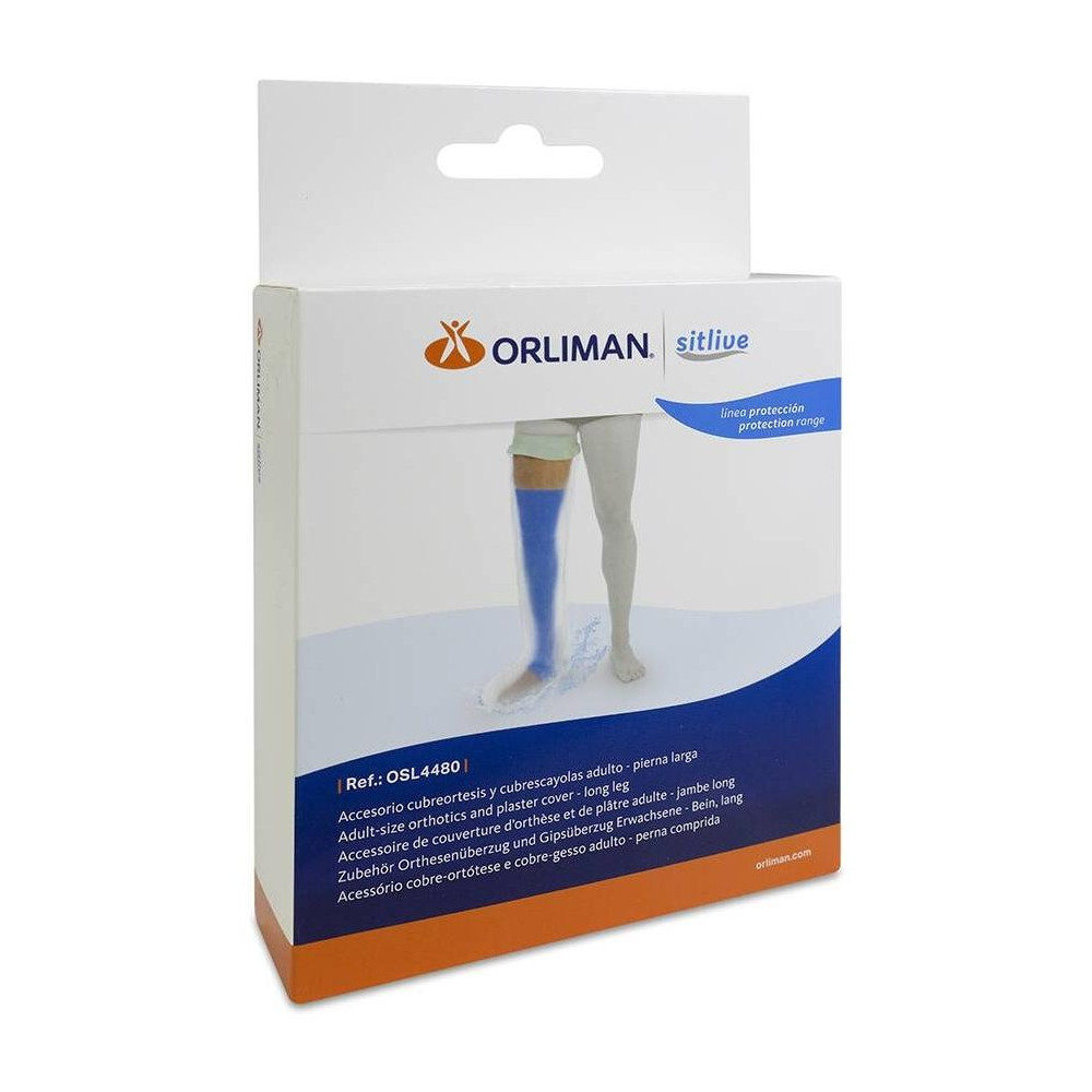 Orliman Cubreortesis Y Cubrescayolas Adulto – Pierna Larga Osl4480 Talla Universal, 1 Unidad
