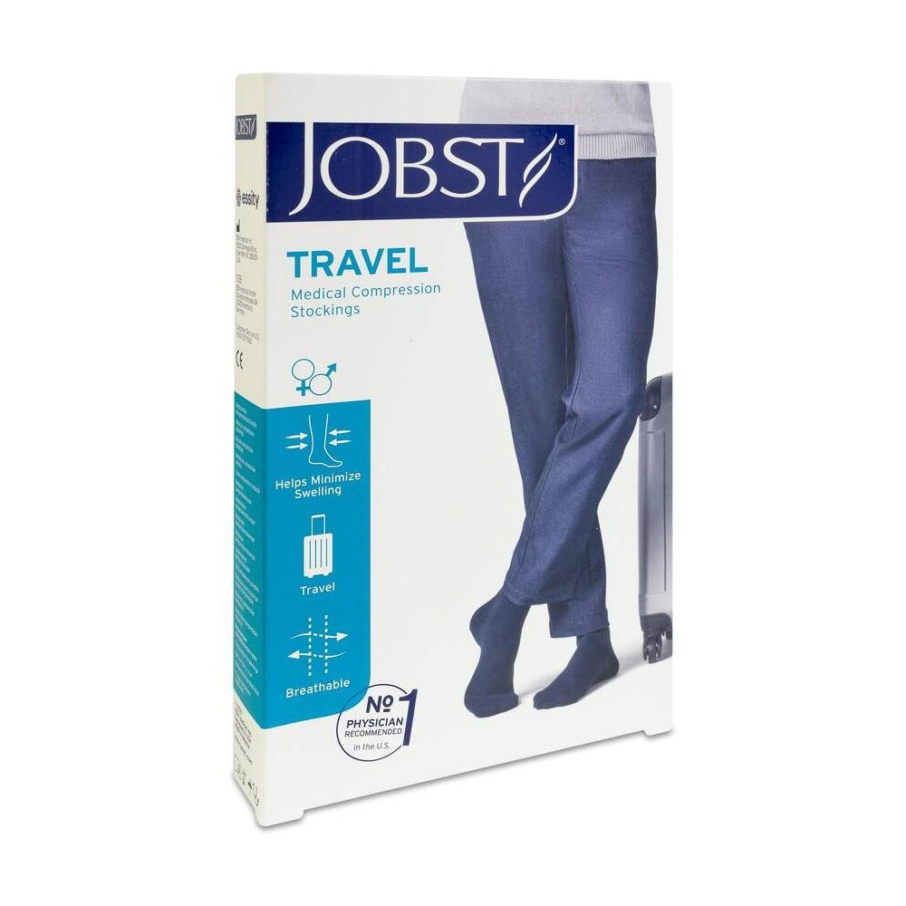 Jobst Calcetín Travel Negro Talla 3, 1 Par
