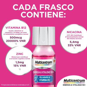 Multicentrum Energia Y Vitalidad Sabor Frambuesa 15 Amp