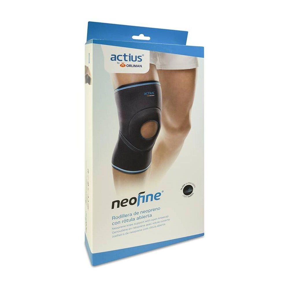Orliman Neofine Rodillera De Neopreno Con Rótula Abierta Acn803 Talla 5, 1 Unidad