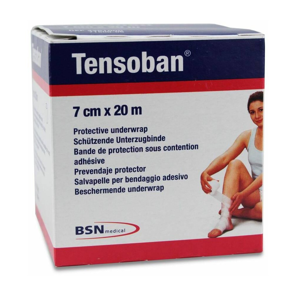 Tensoban Protector Del Vendaje Adhesivo 7 Cm X 20 Metros