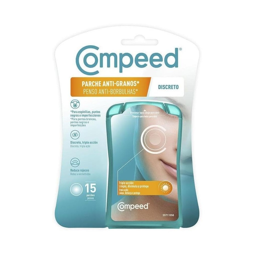 Compeed Parche Antigranos Discreto, 15 Uds