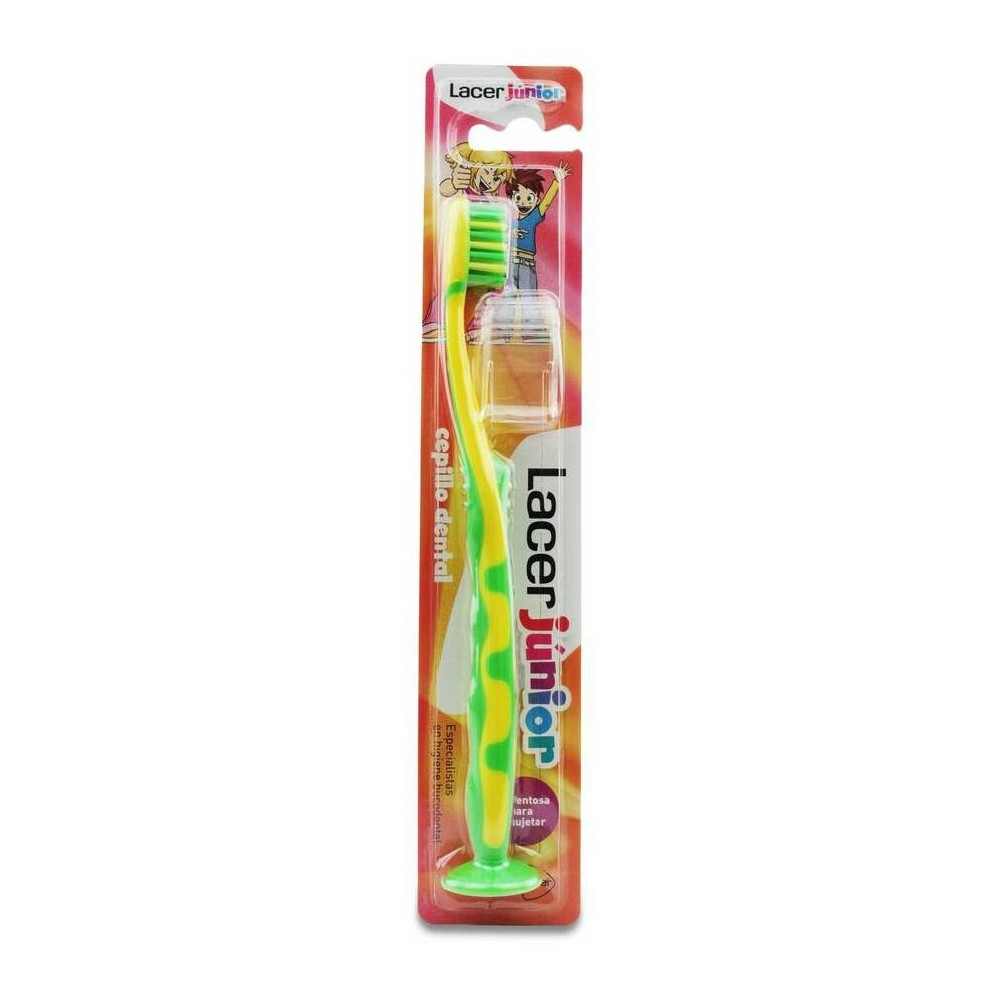 Cepillo Dental Lacer Junior 6-12Años C/ Ventosa 1U