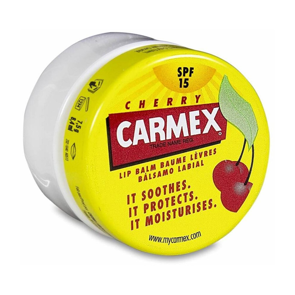 Carmex Bálsamo Labial Hidratante Tarro De Cereza Spf 15, 7,5 G