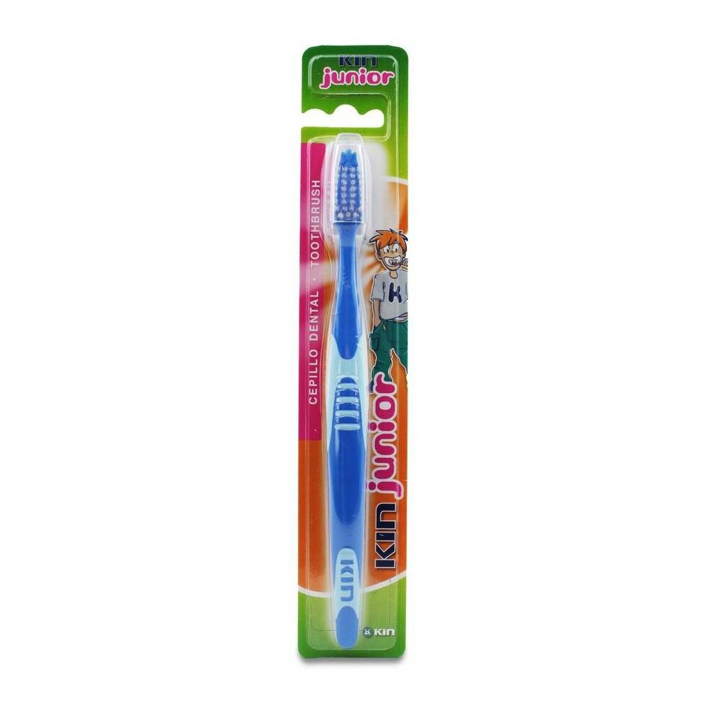Cepillo Dental Kin Junior 6-12 Años + Capuchon