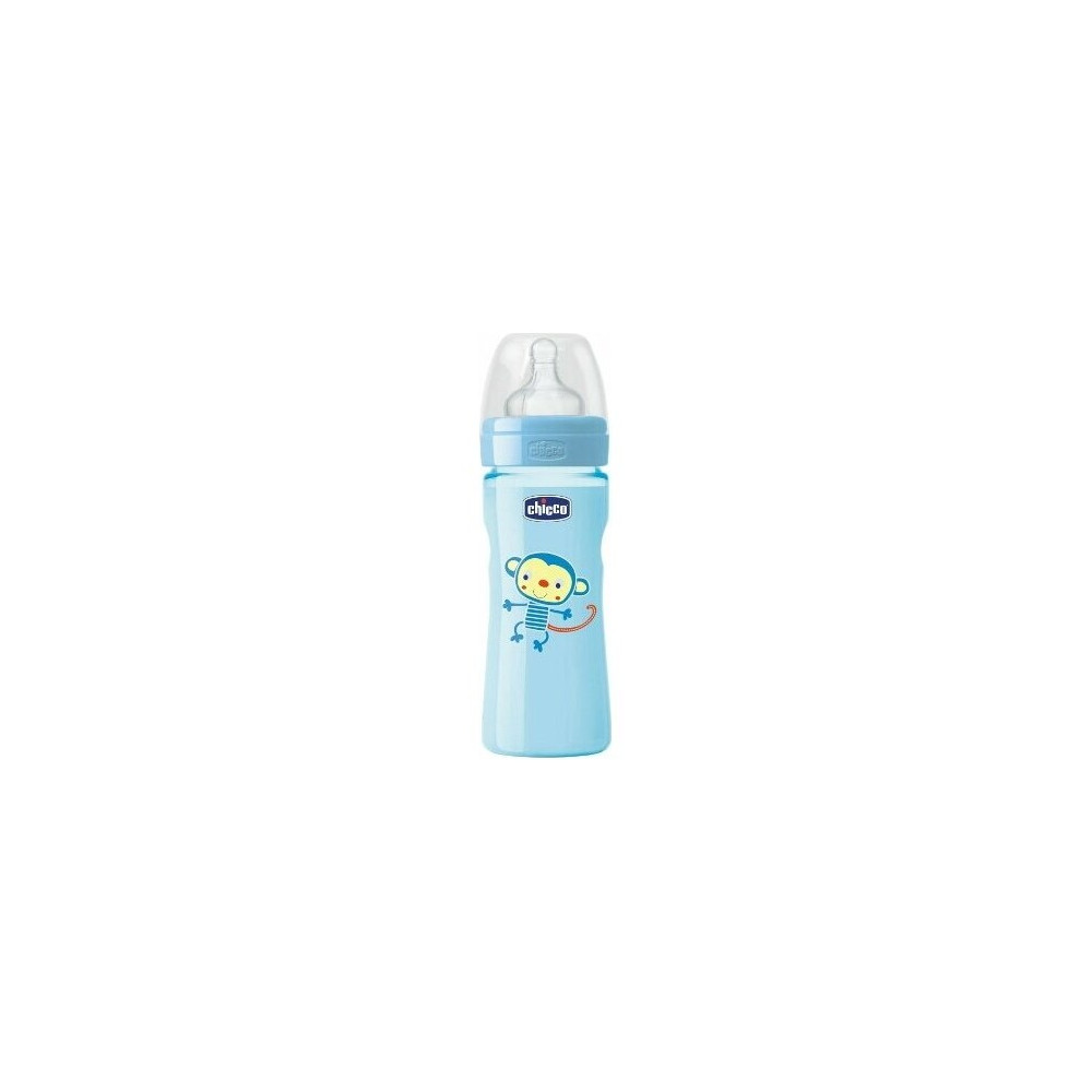 Chicco Biberon Wb Pp Azul 150 Silicona Flujo Normal